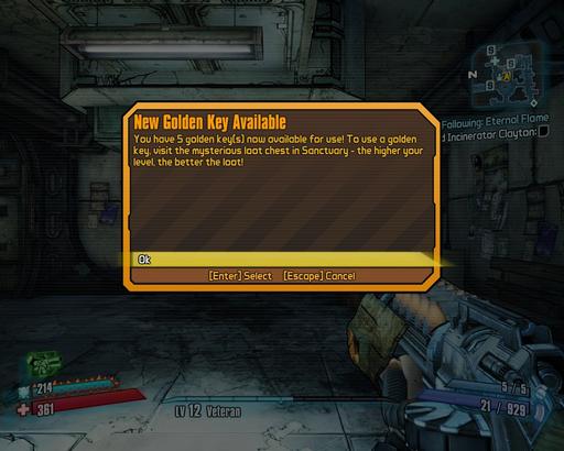 Borderlands 2 - Golden Key. Официальная халява.(Обновлено! 09.12.12)